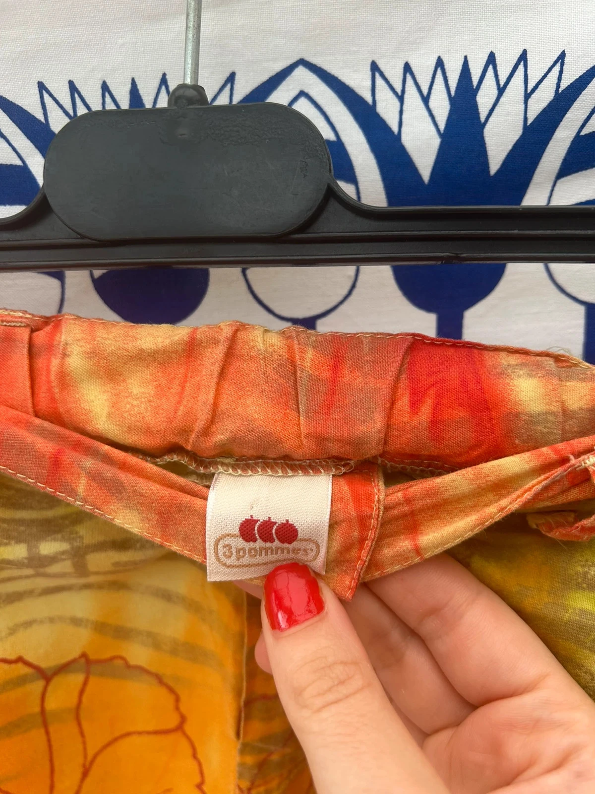 Short de 5 anos para menina 3 Pommes floral laranja – photo 2